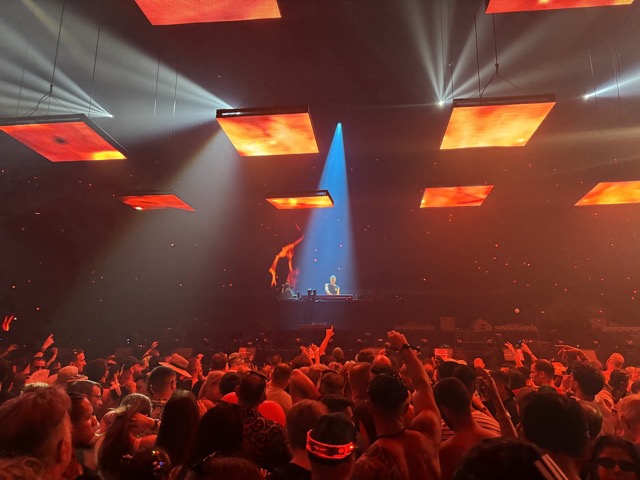 Crowd's on fire
