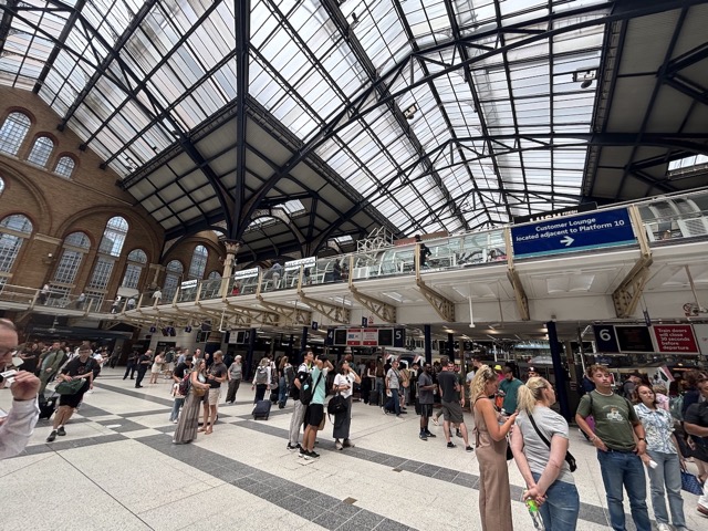 Beautiful London Liverpool Street train station
