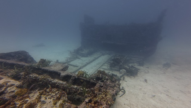 Stern of the wreck