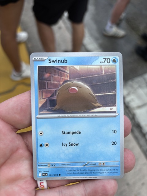Someone gave me a PokΓ©mon card!