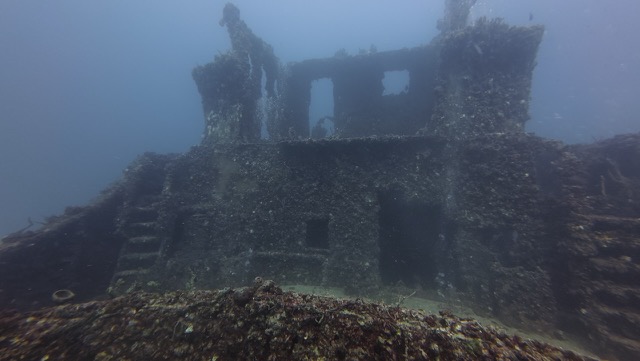 Aft of the ship