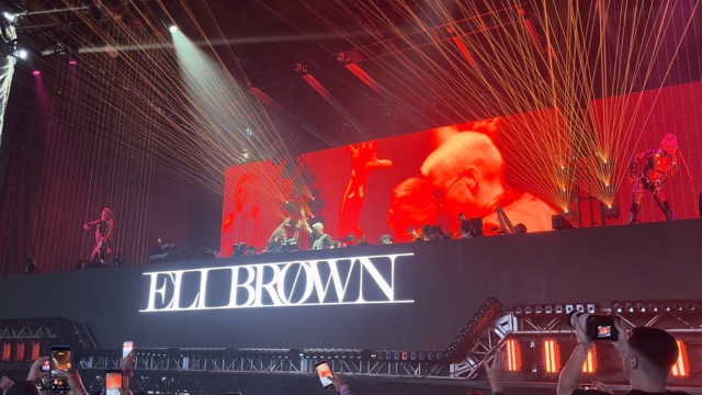 Armin Van Buuren joins Eli Brown on stage