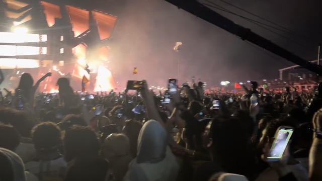 Closing fireworks for the last day of Ultra :(