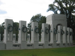 Each pillar represents a state or a colony, in seemingly random order