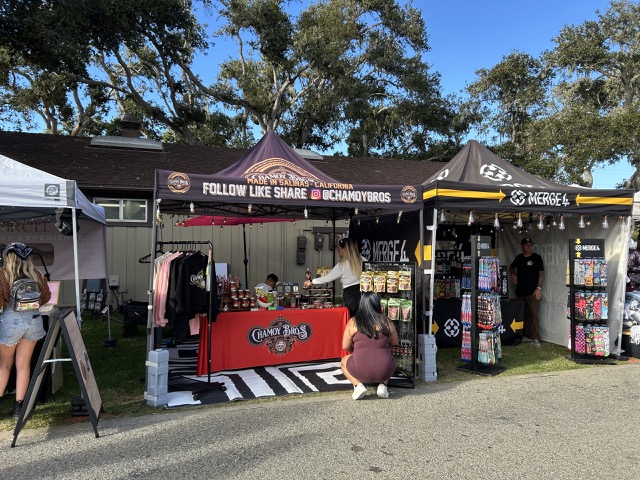 Merch booths