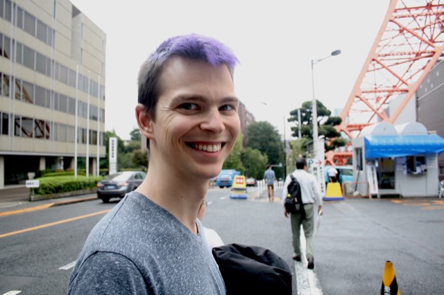 James at Tokyo Tower