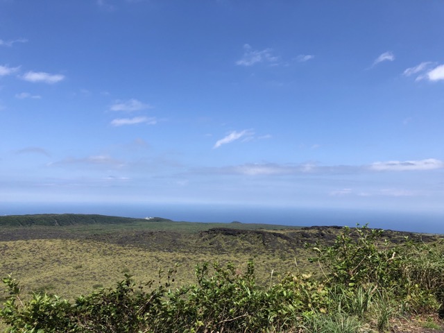 Looking out towards the ocean