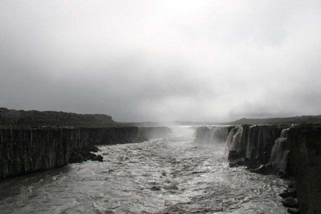 Selfoss, another waterfall a short walk from Delfoss