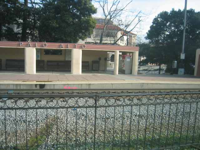 Palo Alto Caltrain stop