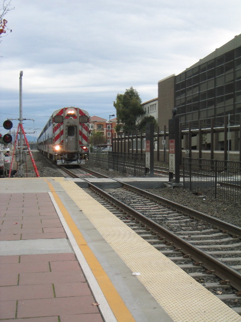 The train to take me back to SF