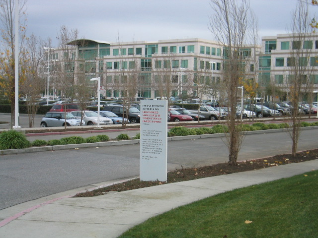 Entrance to Apple Campus