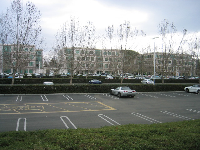 Parking lot and emergency assembly area