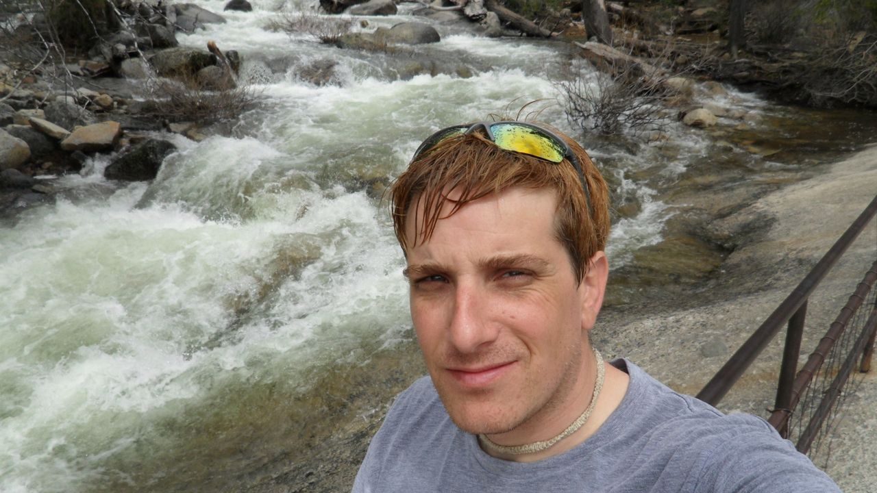 Self Portrait at the top of Vernal Falls